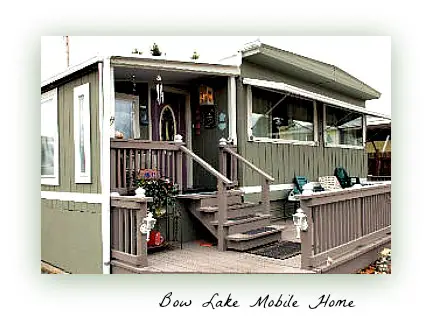 Bow Lake mobile home