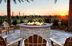 Del Webb Tidewater firepit