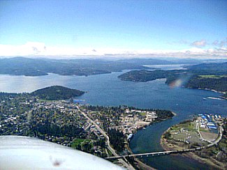 Coeur d'Alene lake view