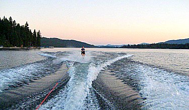 waterskiing in Idaho