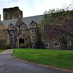 Cornell University building in Ithaca NY