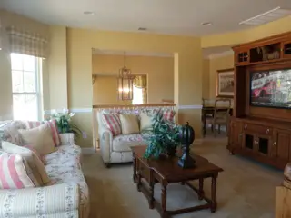 Vineyards at Moriches Lillet model home upstairs bonus room