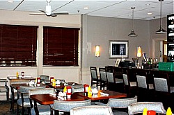 restaurant and bar area at Leisure World Md