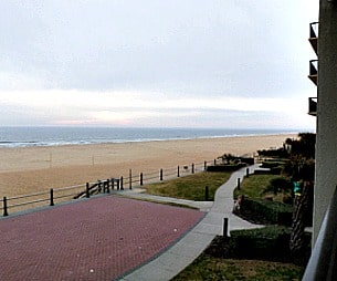 Virginia Beach wide sandy beachfront