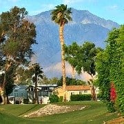Caliente Springs golf course and mountain view