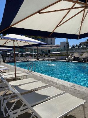 Hotel Del Coronado pool in San Diego