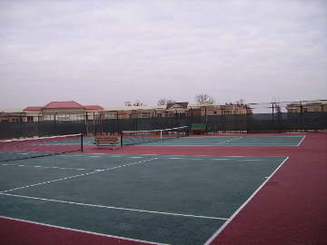 rooftop tennis courts