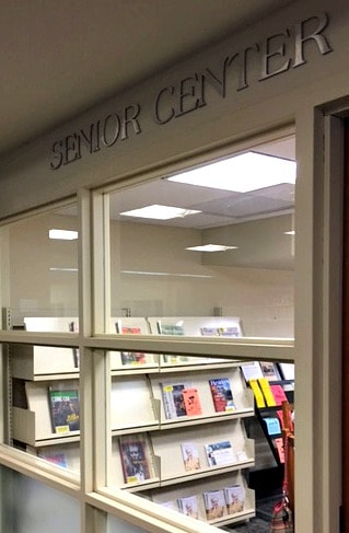 senior center room in library