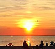 sunset at Westmeadow Beach on Long Island