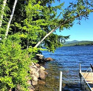 Lake Wilson dock and view