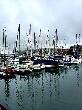 Marina del Rey harbor and boats