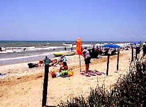 beach on the "Grand Strand" at Myrtle Beach
