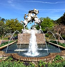 Brook Green Gardens statue at Myrtle Beach SC