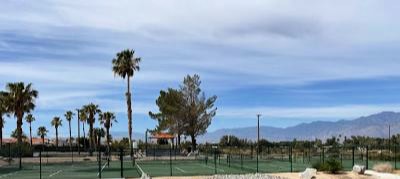 pickle ball courts at Caliente Springs Resort