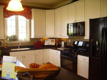 Heritage Shores model home kitchen