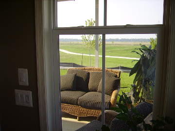 screen porch at Heritage Shores in Delaware