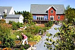 Red Mill meeting house and community garden