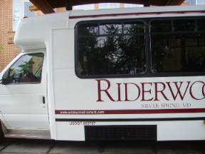 Riderwood shuttle bus