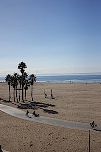 Santa Monica bike path