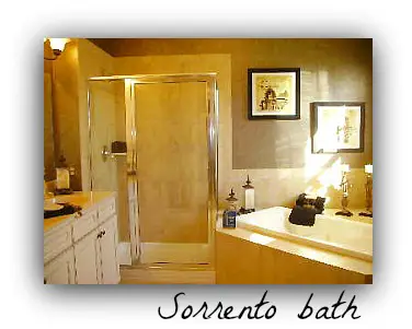 Siena bathroom with separate shower