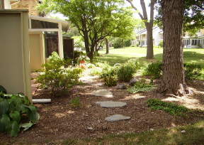 flagstones garden