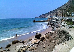 southern california Pacific Highway coastline in San Diego