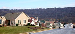 Village at Foxfield homes and hills