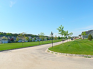 Westhampton Pines street in Long Island